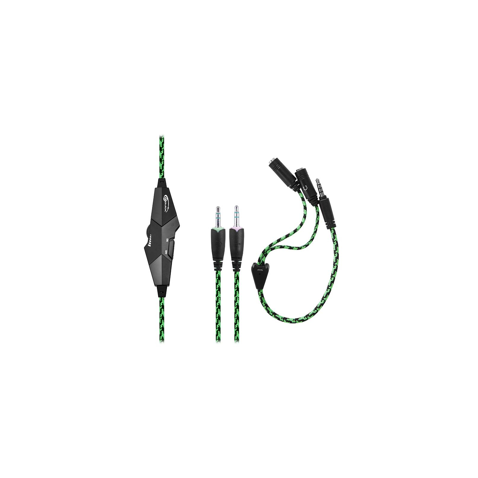 Навушники Gemix X-350 black-green зображення 4