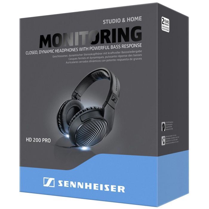 Наушники Sennheiser HD 200 PRO (507182) изображение 5