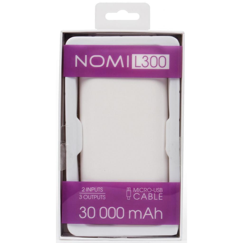 Батарея універсальна Nomi L300 30000 mAh White (430683) зображення 5