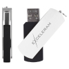 USB флеш накопичувач eXceleram 8GB P2 Series White/Black USB 2.0 (EXP2U2WH2B08) зображення 4