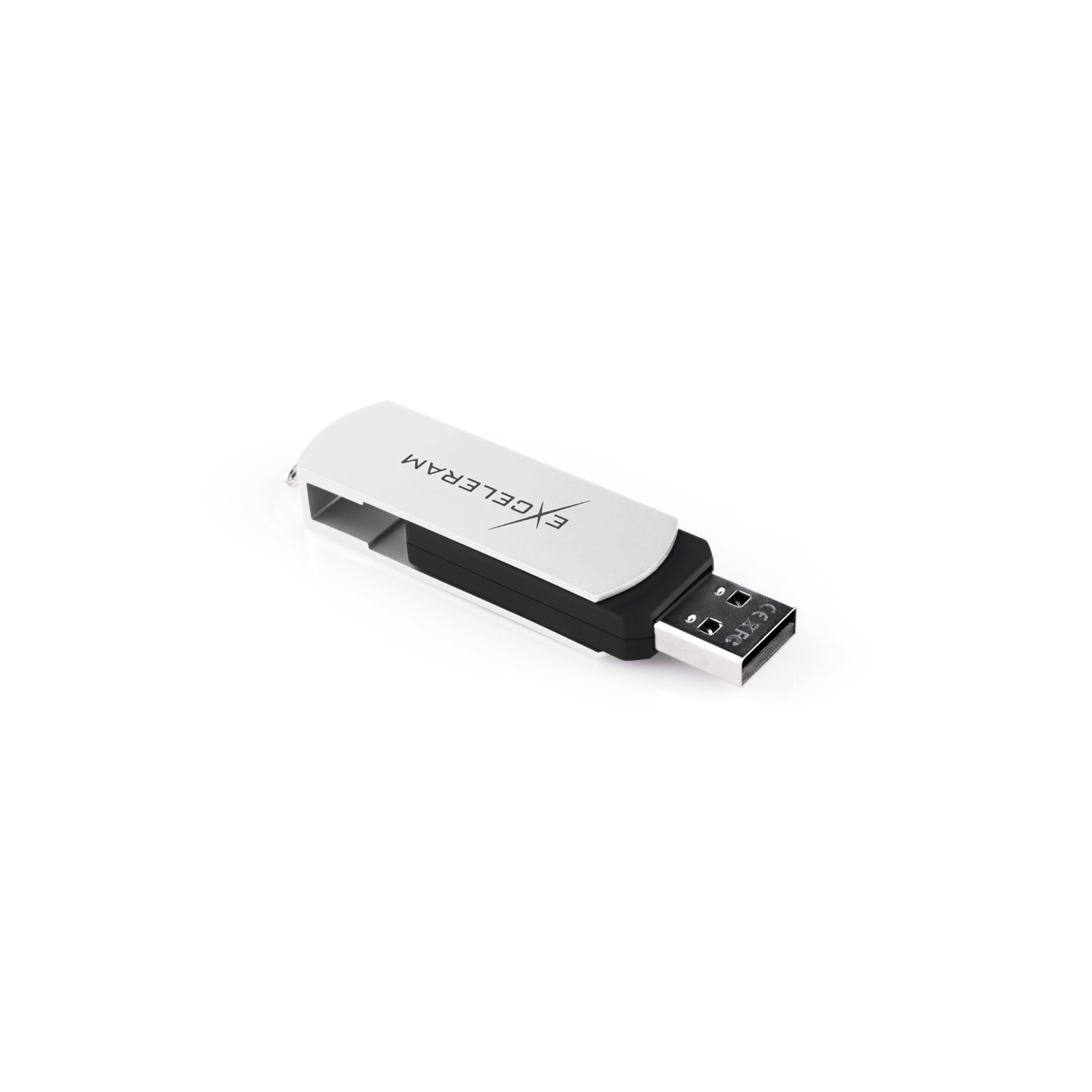 USB флеш накопичувач eXceleram 8GB P2 Series White/Black USB 2.0 (EXP2U2WH2B08) зображення 5