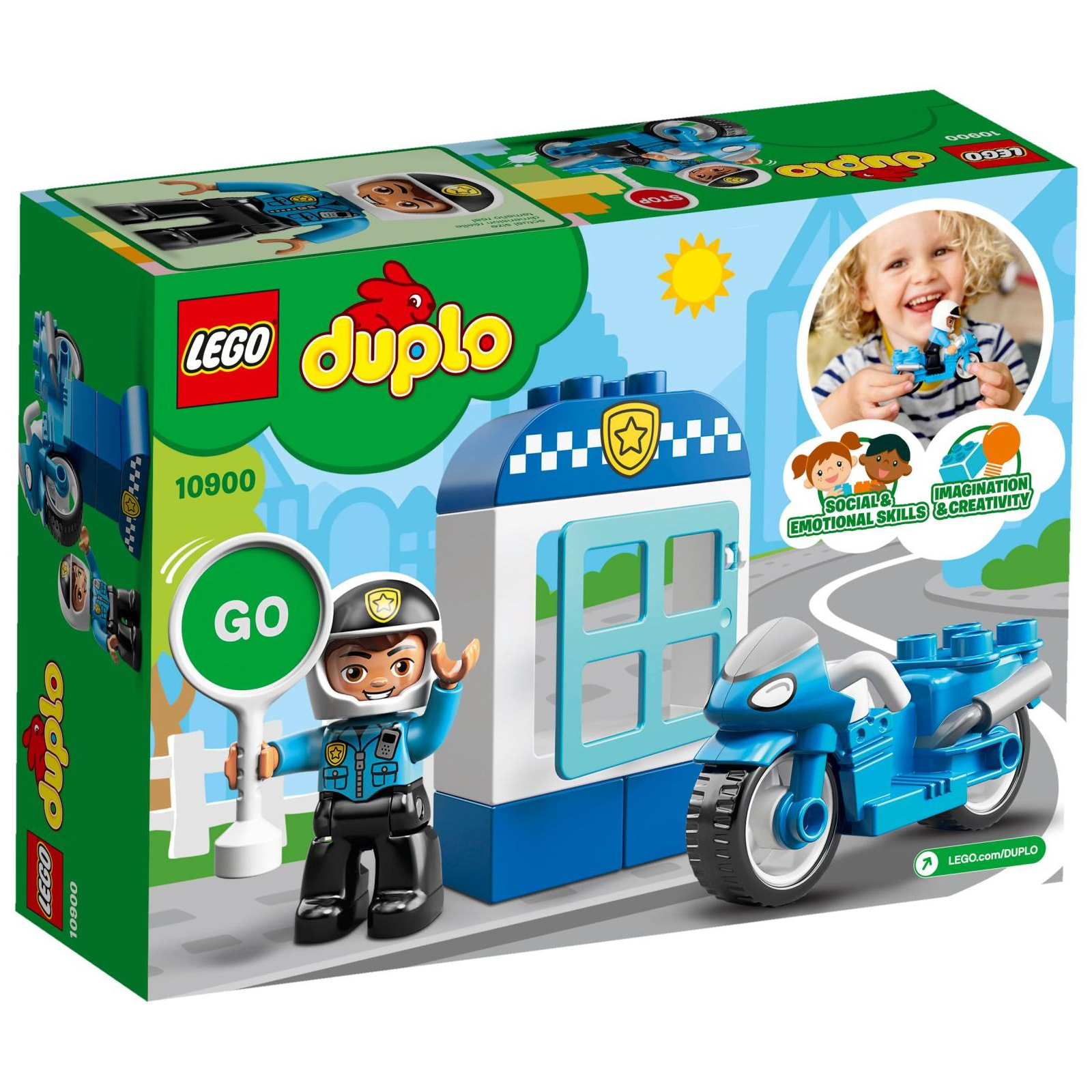 Конструктор LEGO Поліцейський мотоцикл (10900) зображення 7
