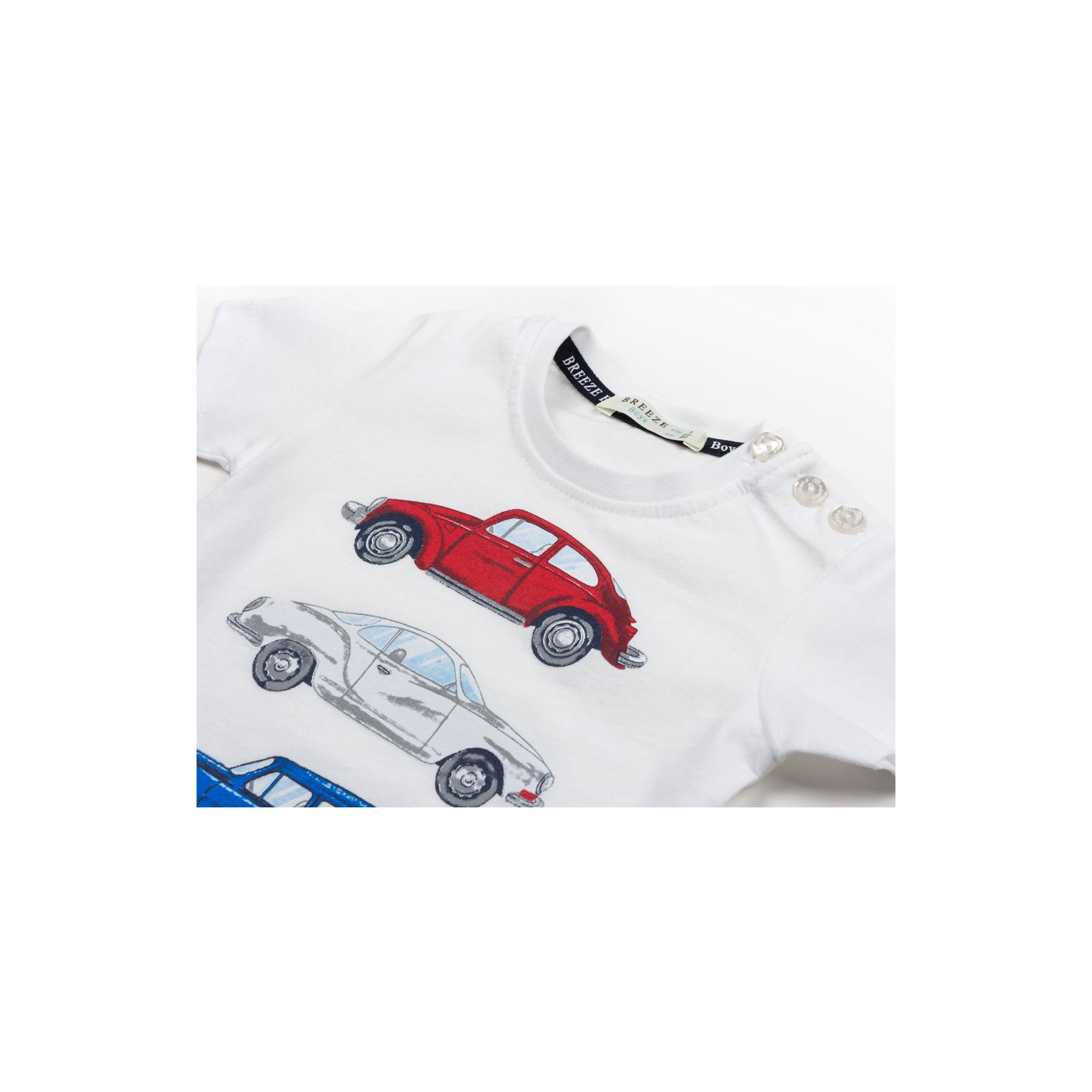 Набор детской одежды Breeze с машинками (12365-80B-blue) изображение 2