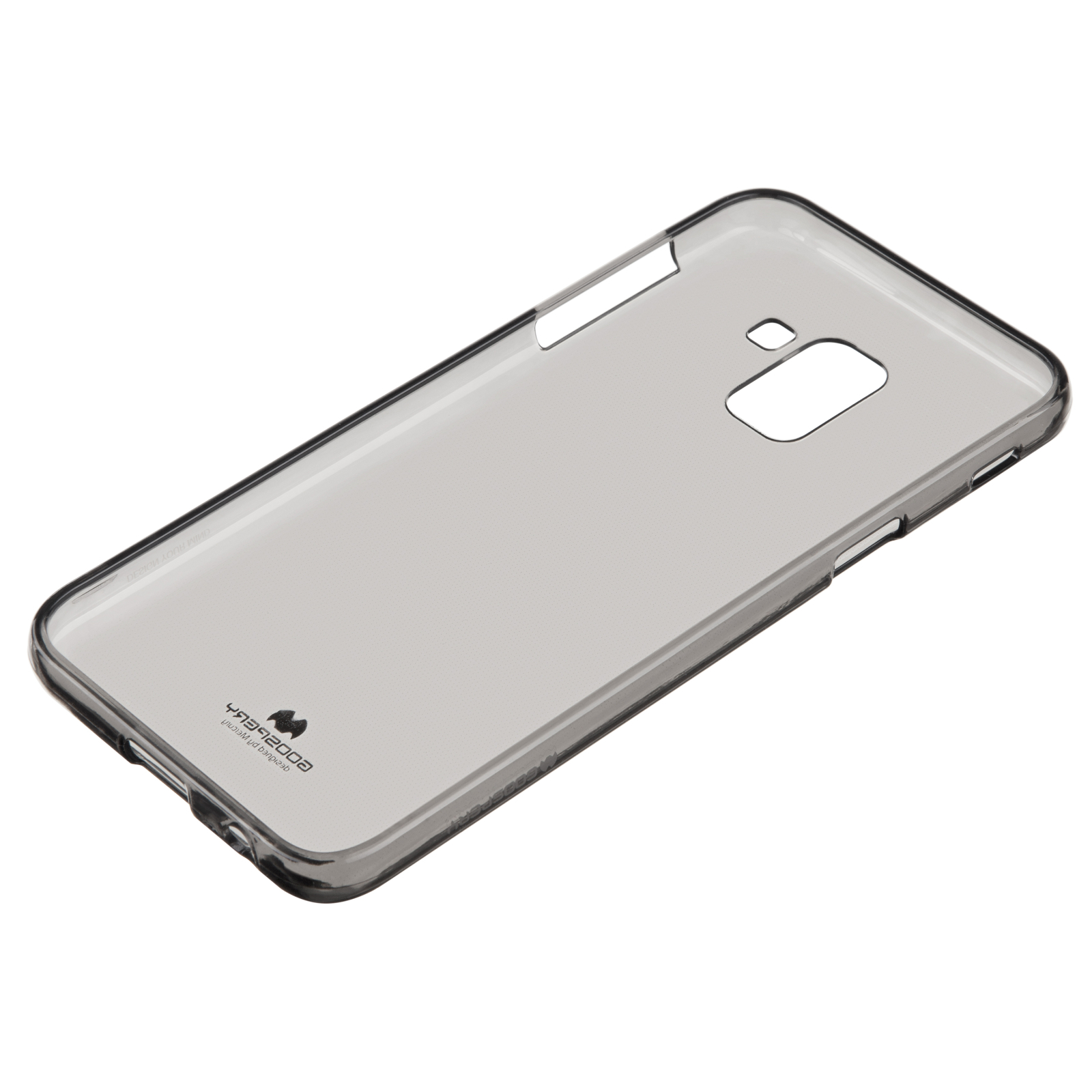 Чохол до мобільного телефона Goospery Transparent Jelly Samsung Galaxy J6 J600 Black (8809621284507) зображення 2