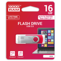 USB флеш накопитель Goodram 16GB UTS3 Twister Red USB 2.0 (UTS2-0160R1BLB) изображение 3