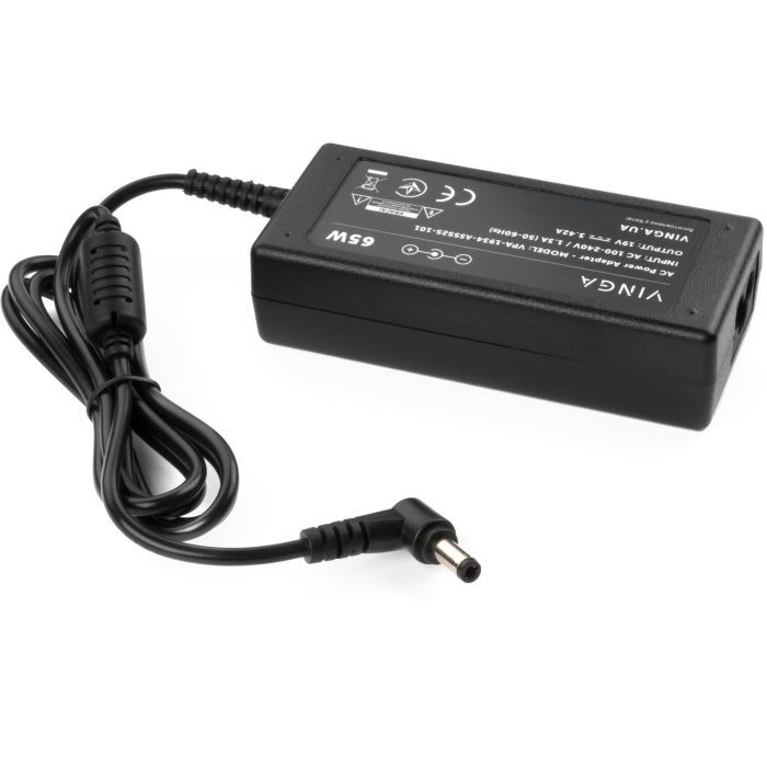 Блок питания к ноутбуку Vinga ASUS 65W 19V 3,42A 5.5*2.5 (VPA-1934-AS5525-101) изображение 4