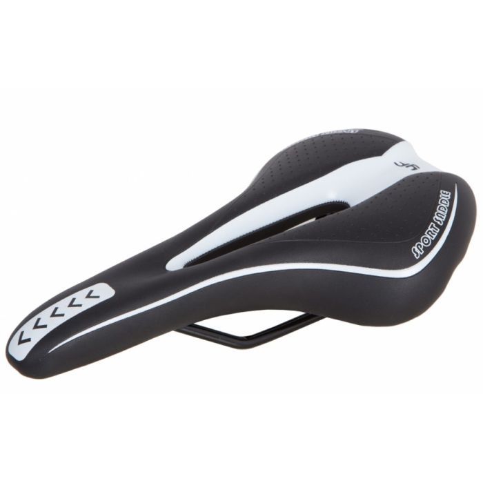 Седло Velotrade MTB " 270*140 чёрно-белый YF-1018 (SAD-299)