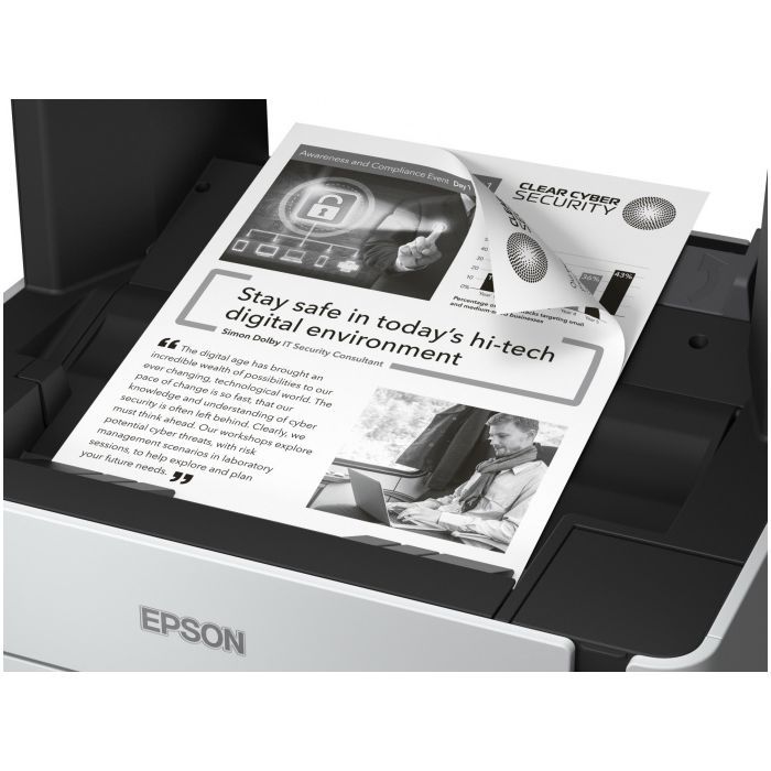 Багатофункціональний пристрій Epson M2170 с WiFi (C11CH43404) зображення 2