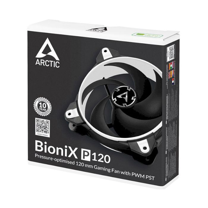 Кулер для корпуса Arctic BioniX P120 White (ACFAN00116A) изображение 4