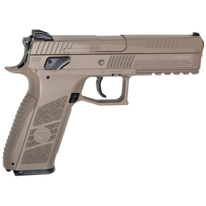 Пневматичний пістолет ASG CZ P-09 Pellet FDE Blowback (18525) зображення 2