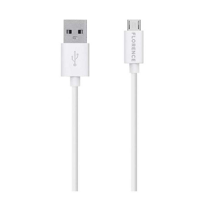 Зарядное устройство Florence 1USB 1A + microUSB cable black (FL-1000-KM) (FL-1000-KM) изображение 3