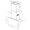 Витяжка кухонна Pyramida V2-60 WH зображення 8
