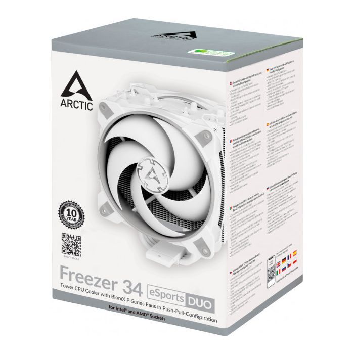 Кулер до процесора Arctic Freezer 34 eSports DUO Grey/White (ACFRE00074A) зображення 8