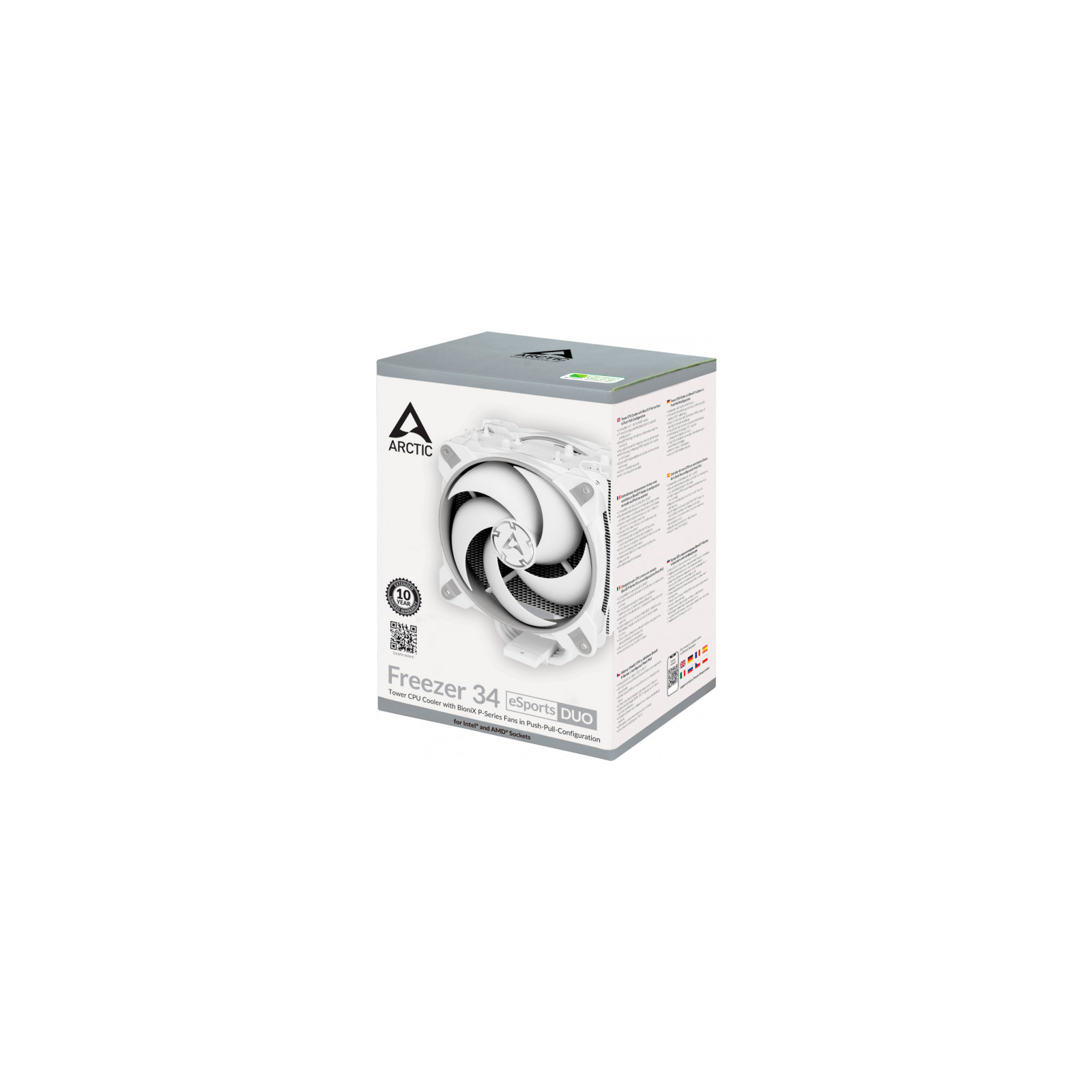 Кулер до процесора Arctic Freezer 34 eSports DUO Grey/White (ACFRE00074A) зображення 8