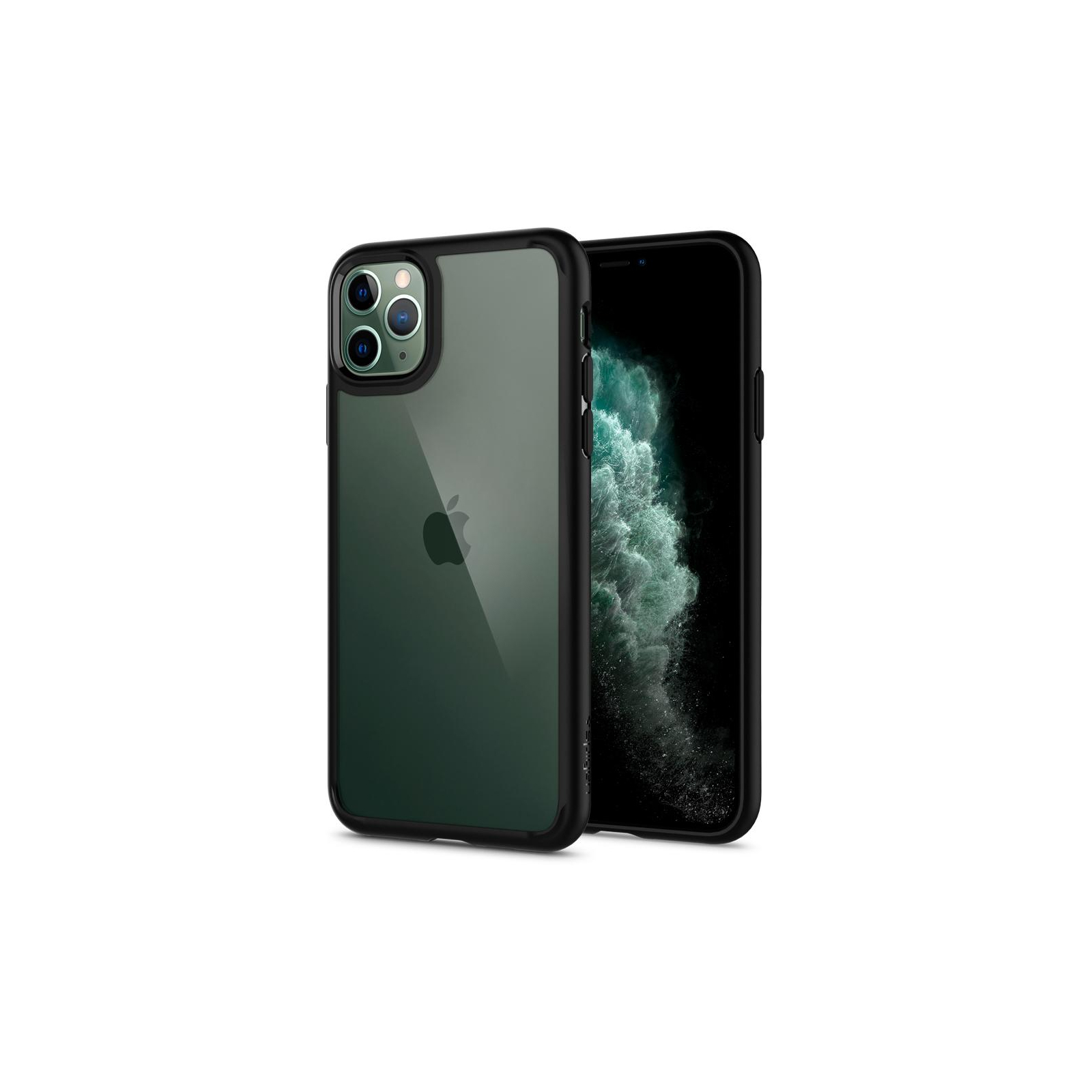 Чохол до мобільного телефона Spigen iPhone 11 Pro Ultra Hybrid, Matte Black (077CS27234) зображення 7