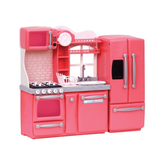 Игровой набор Our Generation Кухня для гурманов, 94 аксессуара розовая (BD37365Z)