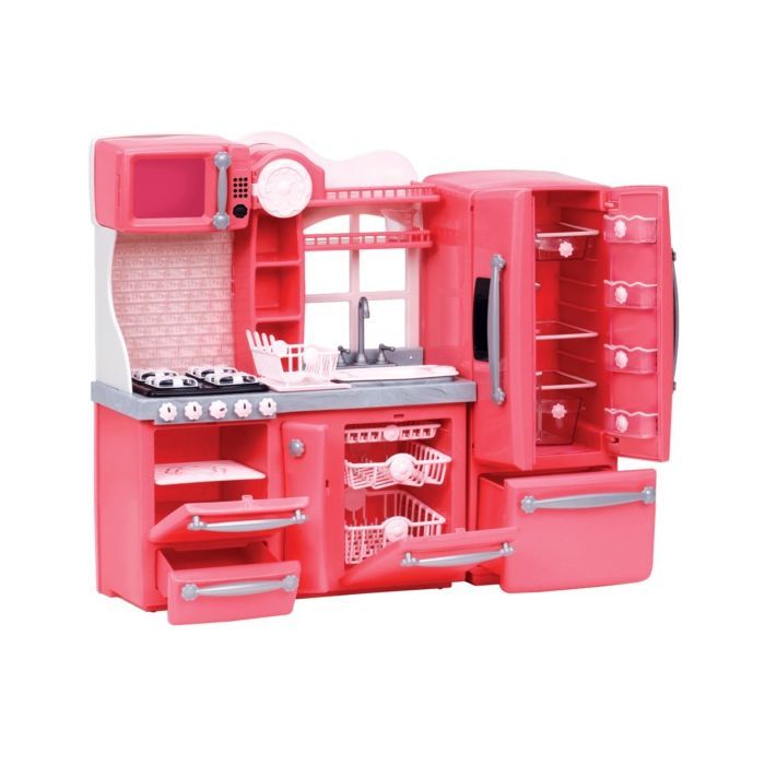 Игровой набор Our Generation Кухня для гурманов, 94 аксессуара розовая (BD37365Z) изображение 2