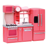 Игровой набор Our Generation Кухня для гурманов, 94 аксессуара розовая (BD37365Z)