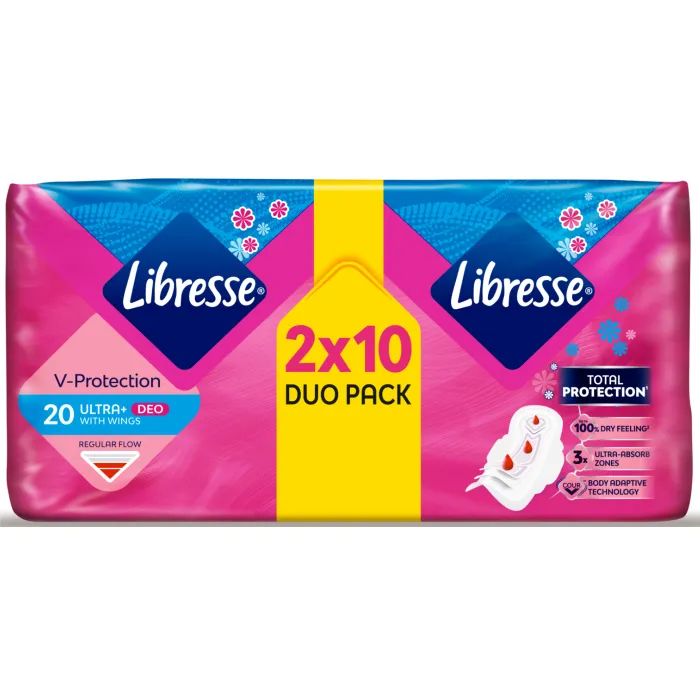 Гигиенические прокладки Libresse Ultra Normal Soft deo 20 шт (7322540356847) изображение 2