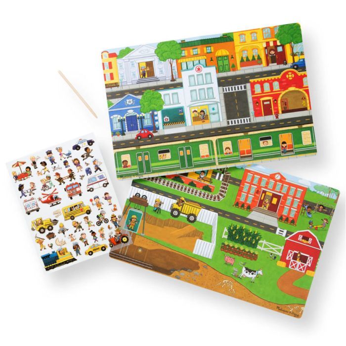 Набір для творчості Melissa&Doug Перевідні наліпки Навколо будинку (MD9530) зображення 3