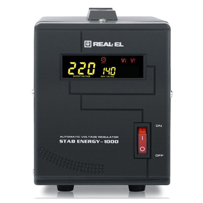 Стабілізатор REAL-EL STAB ENERGY-1000 (EL122400012) зображення 2