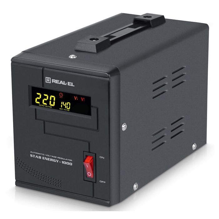 Стабілізатор REAL-EL STAB ENERGY-1000 (EL122400012) зображення 3