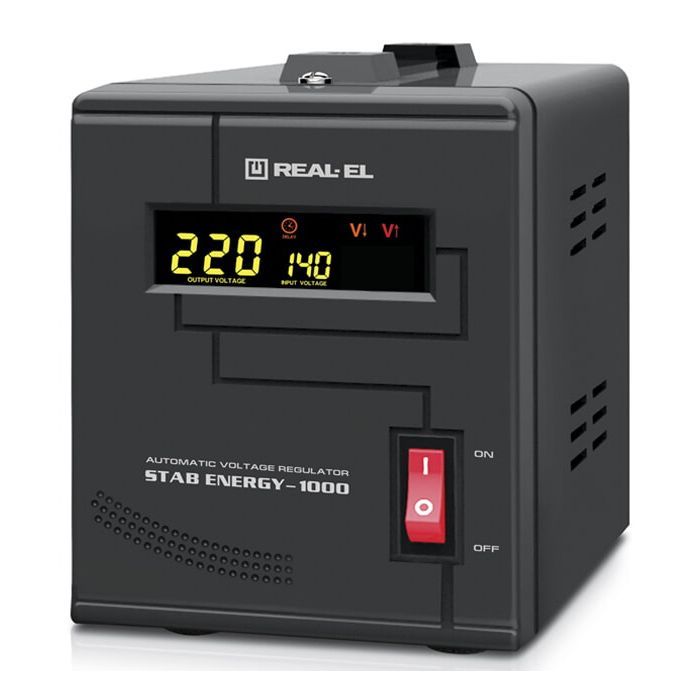 Стабілізатор REAL-EL STAB ENERGY-1000 (EL122400012) зображення 4
