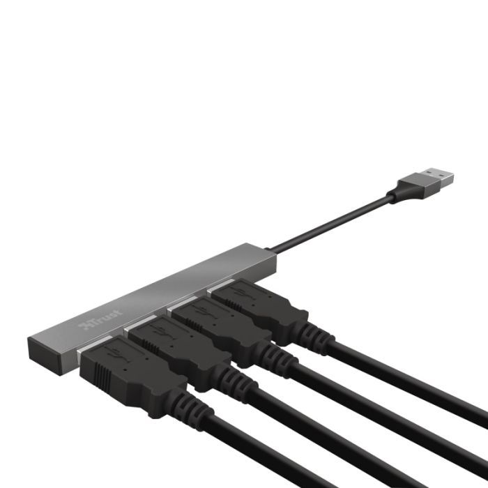 Концентратор Trust Halyx Aluminium 4-Port Mini USB Hub (23786_TRUST) зображення 2