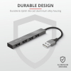 Концентратор Trust Halyx Aluminium 4-Port Mini USB Hub (23786_TRUST) зображення 8