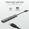 Концентратор Trust Halyx Aluminium 4-Port Mini USB Hub (23786_TRUST) зображення 9