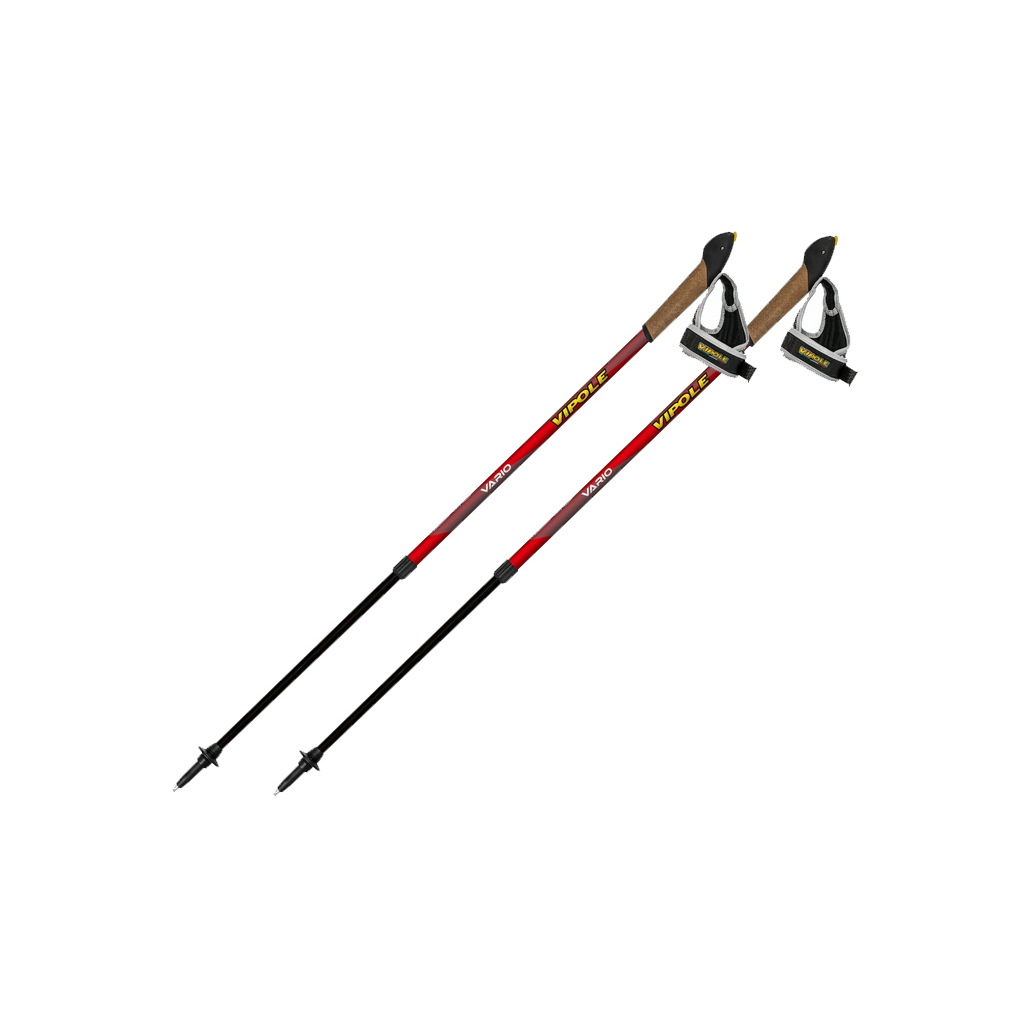 Палиці для скандинавської ходи Vipole Vario Top-Click Red DLX TG (L) (928267)