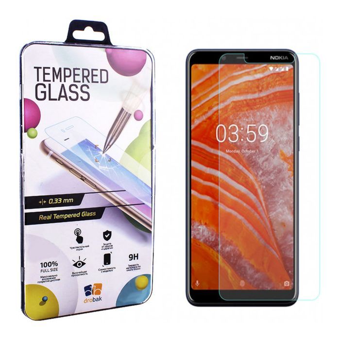 Скло захисне Drobak Nokia 3.1 Plus (446319) (446319)