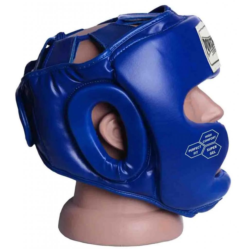 Боксерский шлем PowerPlay 3043 L Blue (PP_3043_L_Blue) изображение 3