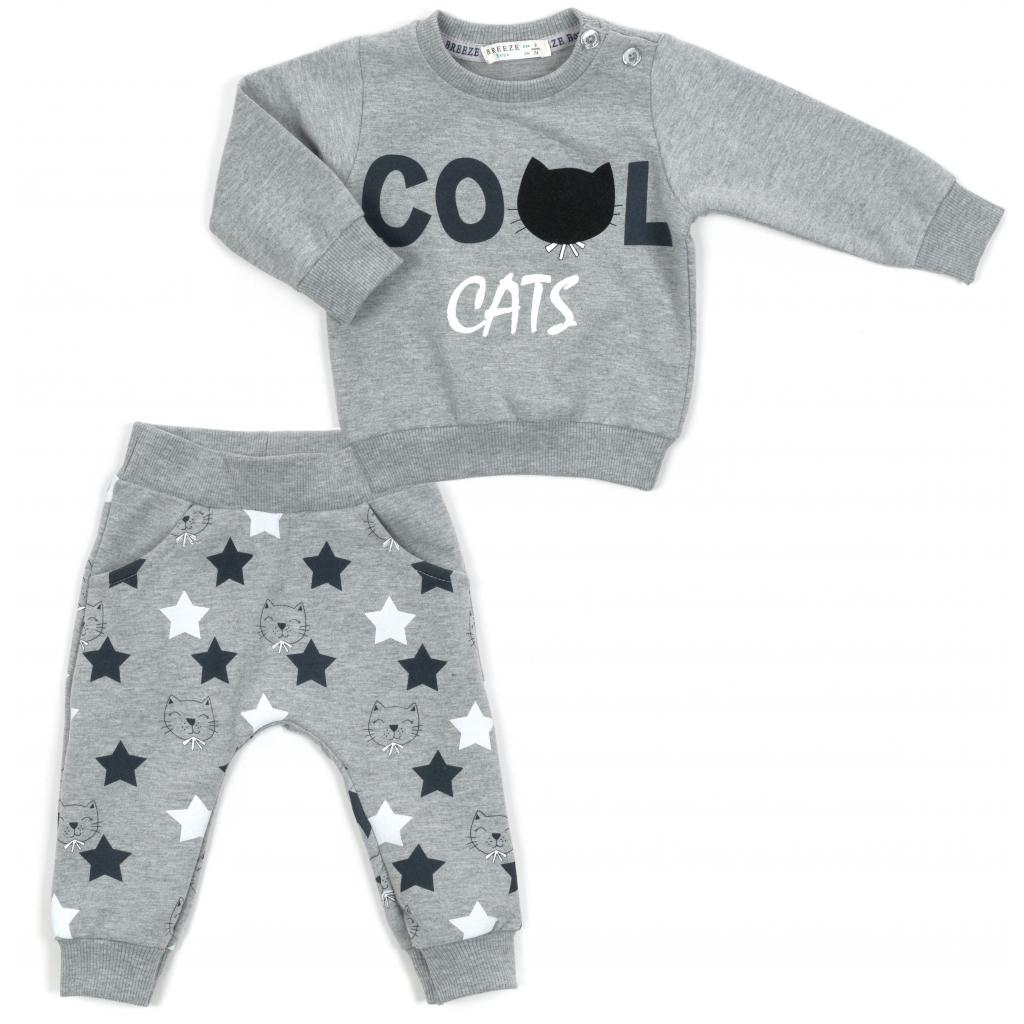 Спортивний костюм Breeze "COOL CATS" (14841-80B-gray)