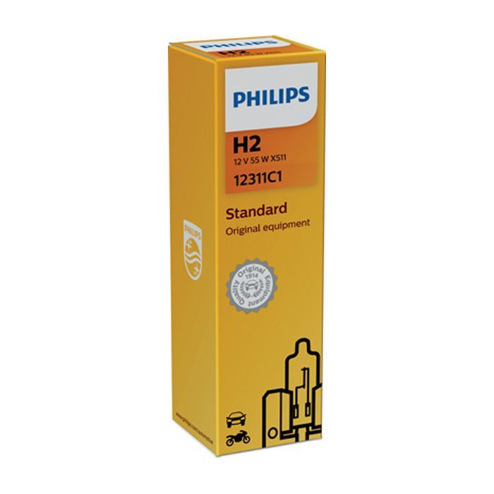 Автолампа Philips галогенова 55W (12311 C1)