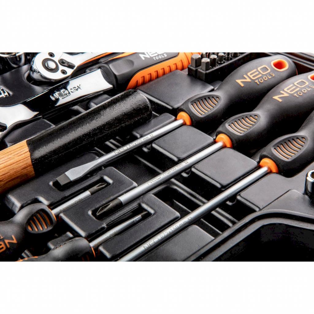 Набор инструментов Neo Tools 100 ед., 1/4 ", 1/2", CrV, кейс (08-920) изображение 4