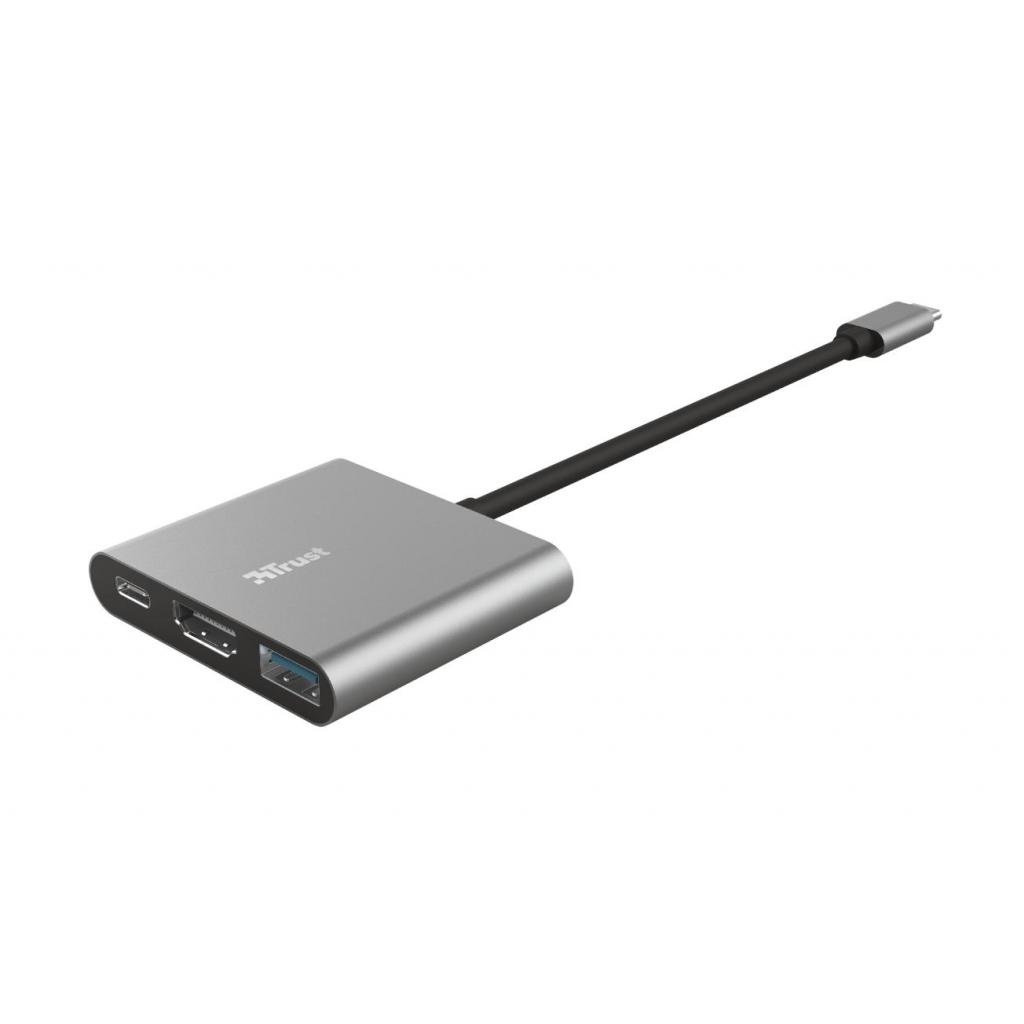 Концентратор Trust Dalyx 3-in-1 Multiport USB-C (23772) зображення 2