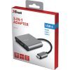Концентратор Trust Dalyx 3-in-1 Multiport USB-C (23772) изображение 6