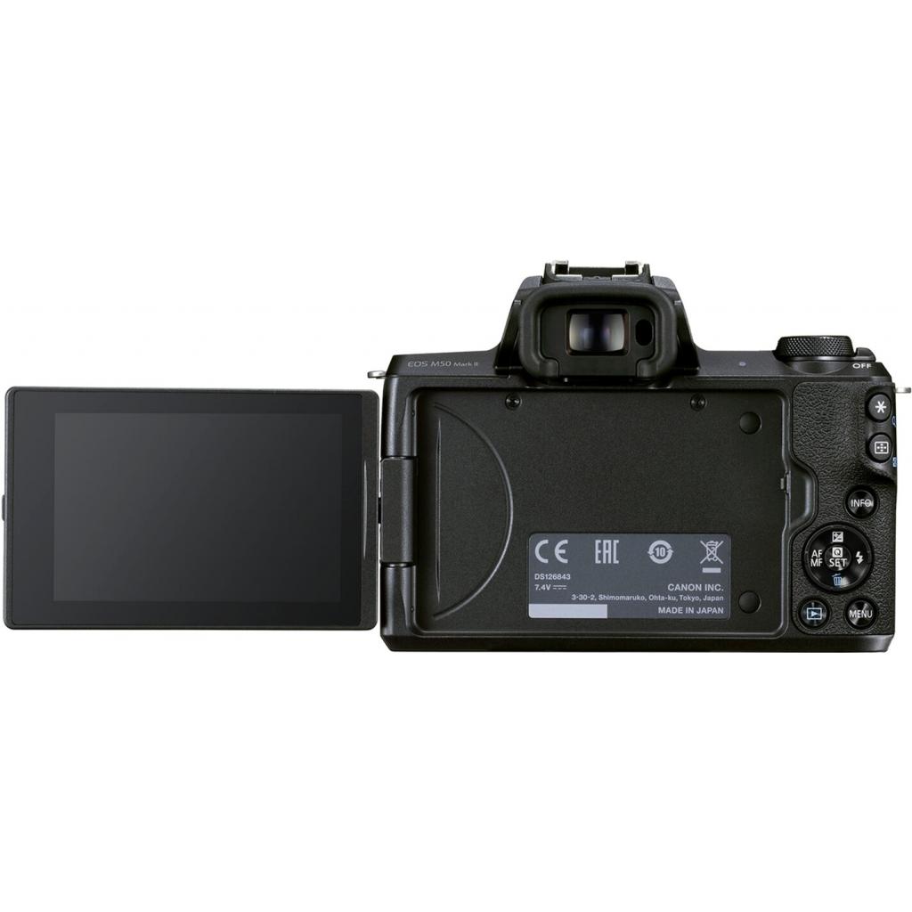 Цифровой фотоаппарат Canon EOS M50 Mk2 + 15-45 IS STM Kit Black (4728C043) изображение 7