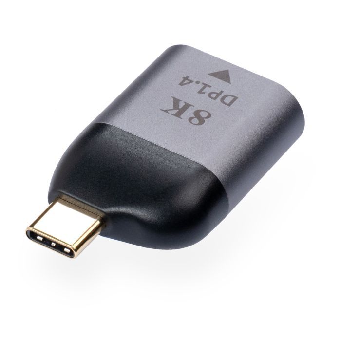 Перехідник Type-C Male to DP 1.4 8K60Hz compact Vinga (VCPATCDP4C) зображення 2