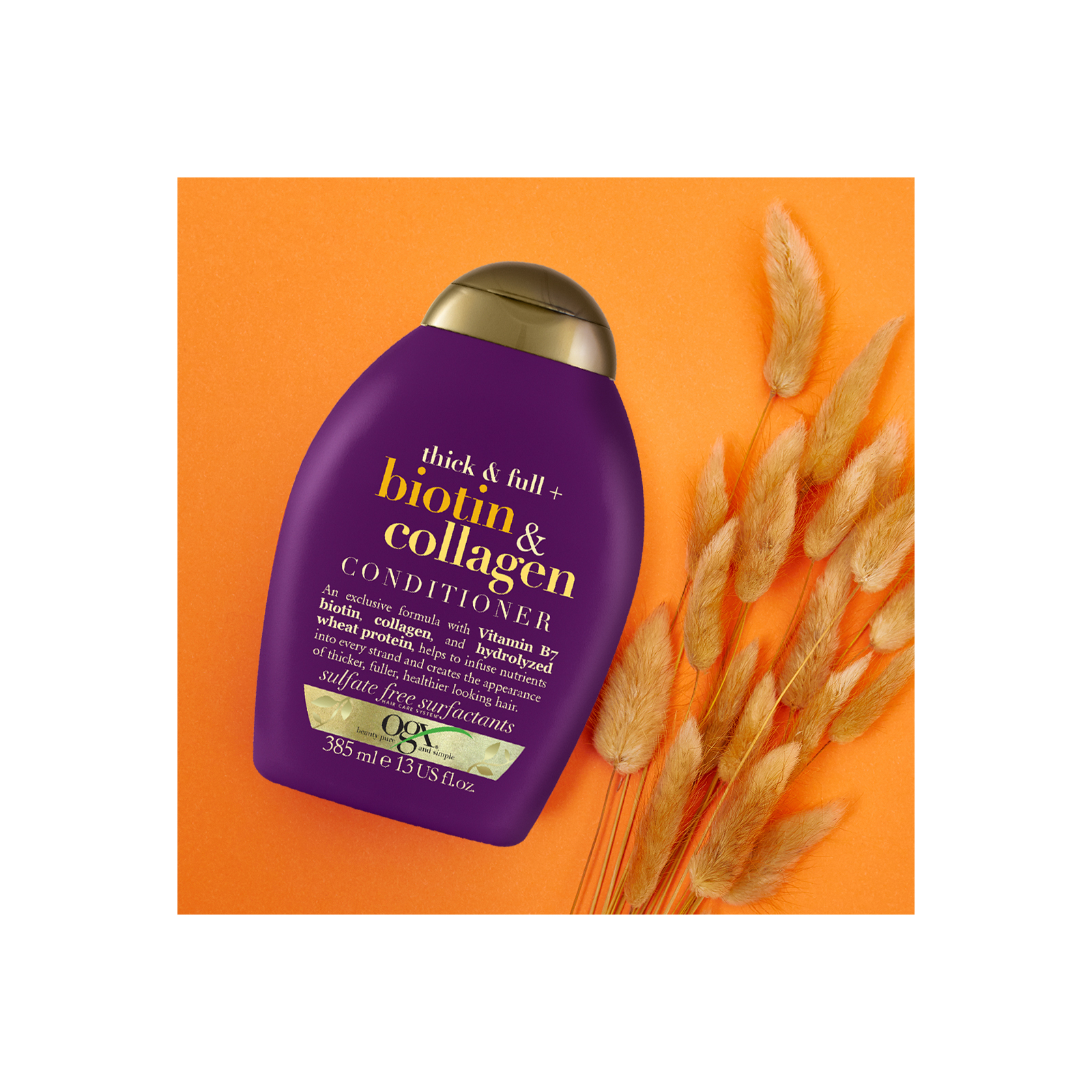 Кондиционер для волос OGX Biotin & Collagen для лишенных объема, тонких волос 385 мл (0022796976710) изображение 2