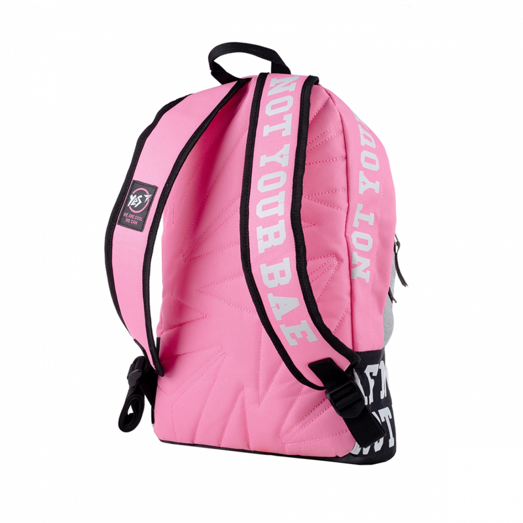 Рюкзак школьный Yes T-101 Private розовый/черный (558405) изображение 2