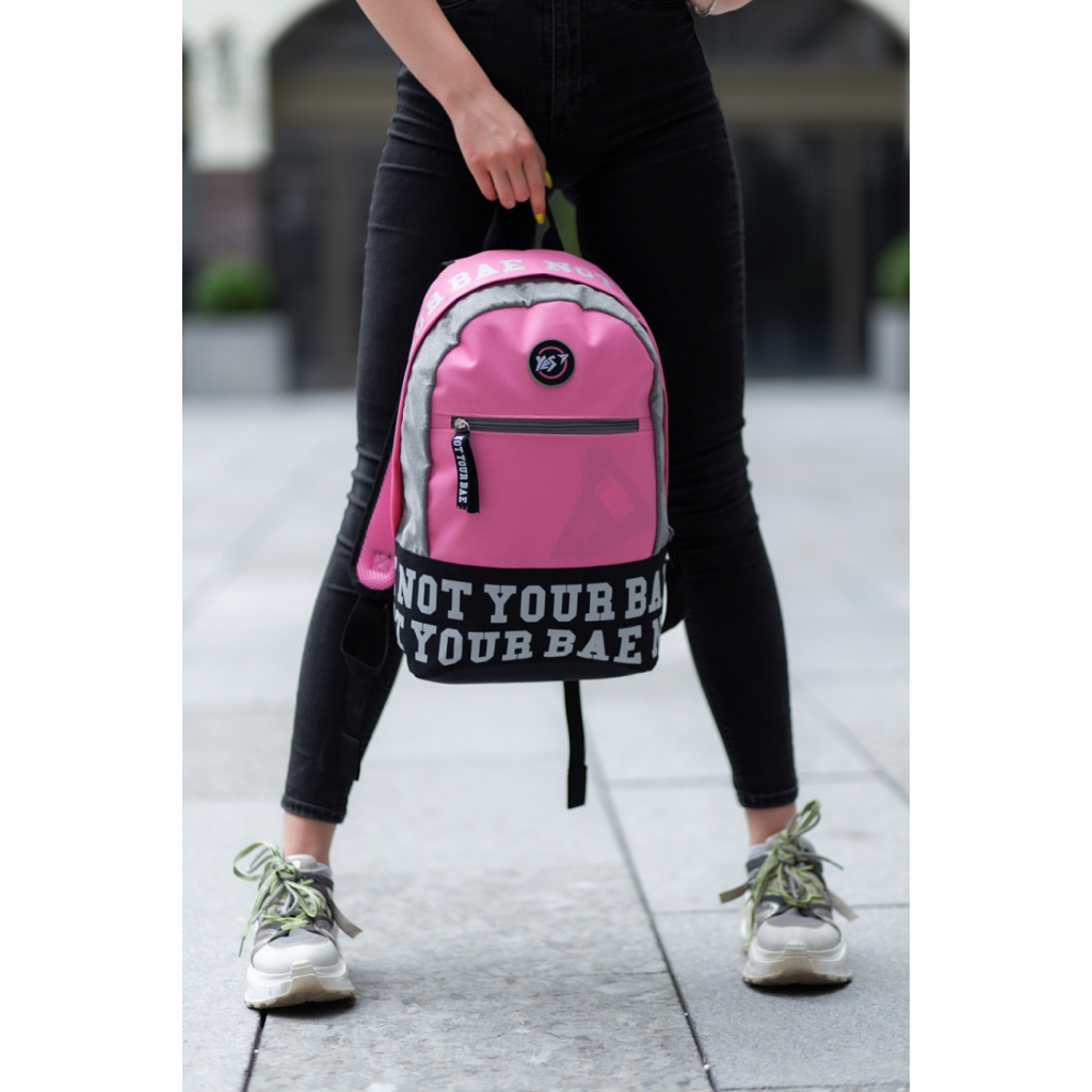 Рюкзак школьный Yes T-101 Private розовый/черный (558405) изображение 5