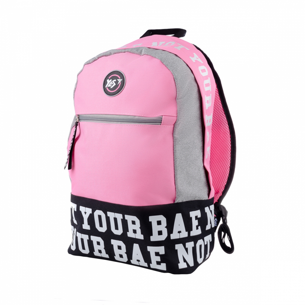 Рюкзак школьный Yes T-101 Private розовый/черный (558405)