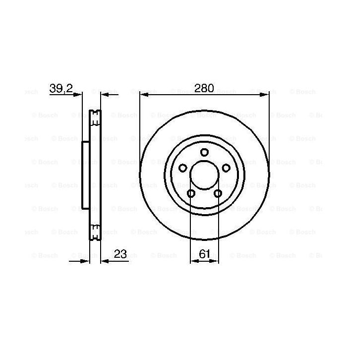 Тормозной диск Bosch 0 986 479 029 изображение 5
