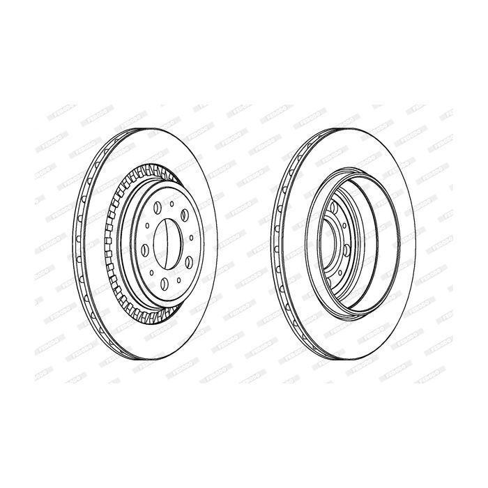 Тормозной диск FERODO DDF1551