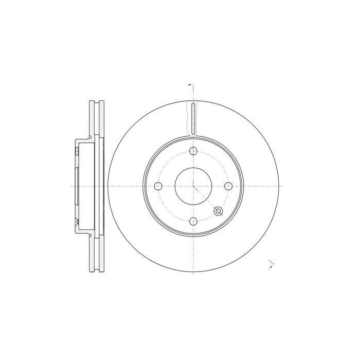Тормозной диск REMSA 61181.10