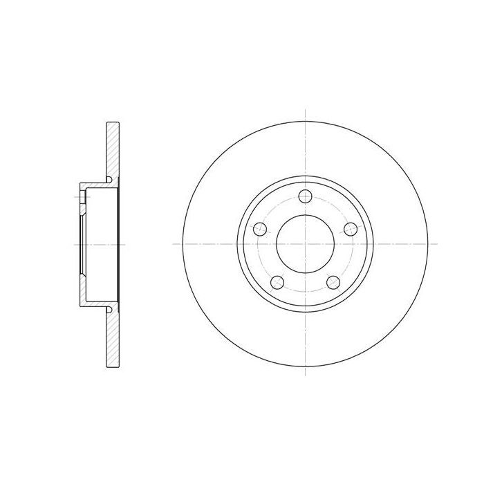 Тормозной диск REMSA 6327.00