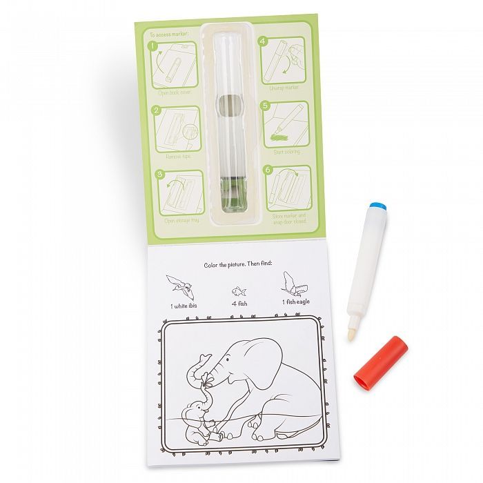 Набір для творчості Melissa&Doug чарівна розмальовка Сафарі (MD30515) зображення 2