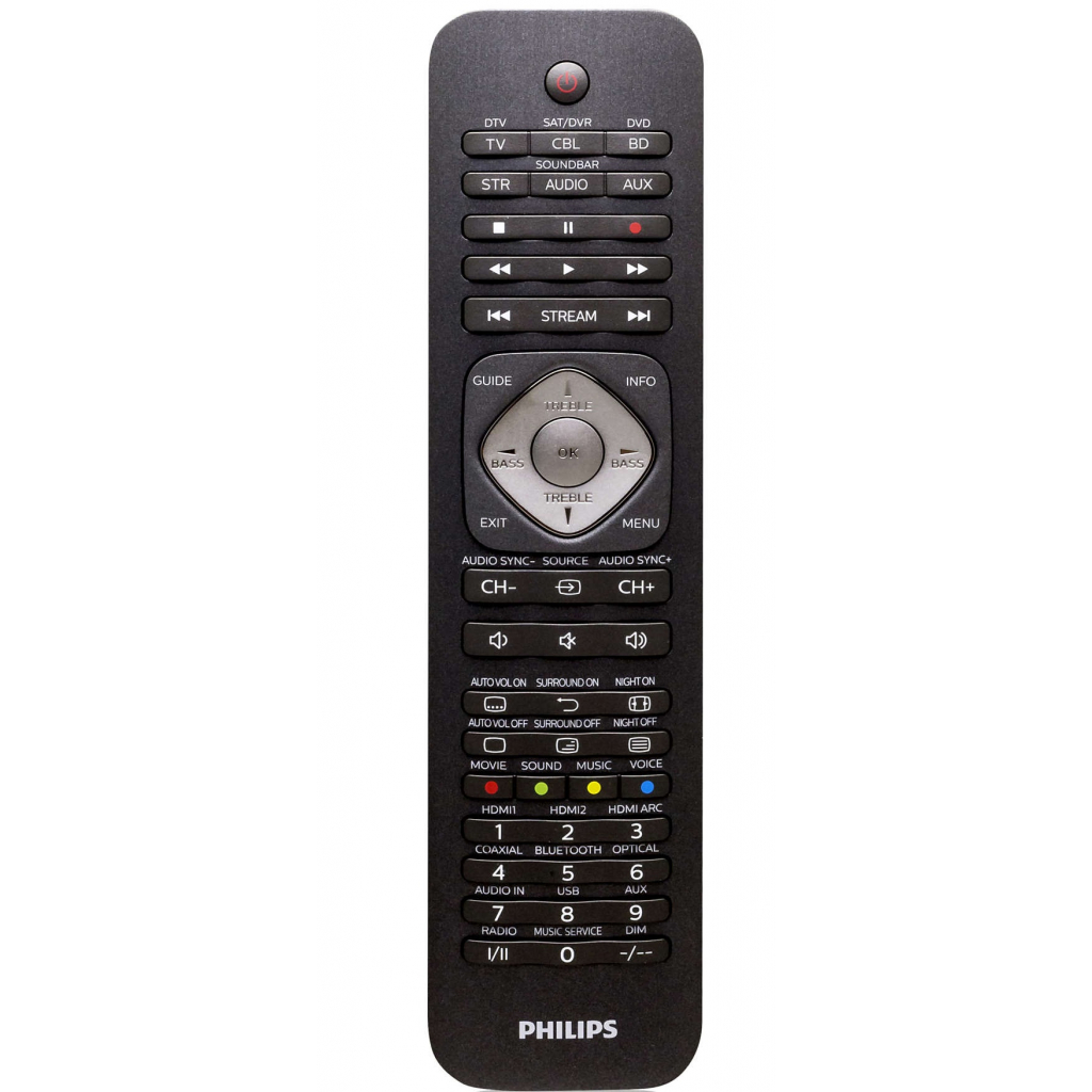 Пульт ДУ для телевизора SRP5016 6 in 1 Philips (SRP5016/10)